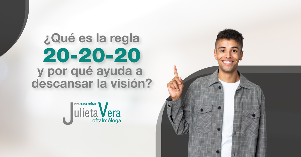 Descansar la visión: aplica la regla 20-20-20